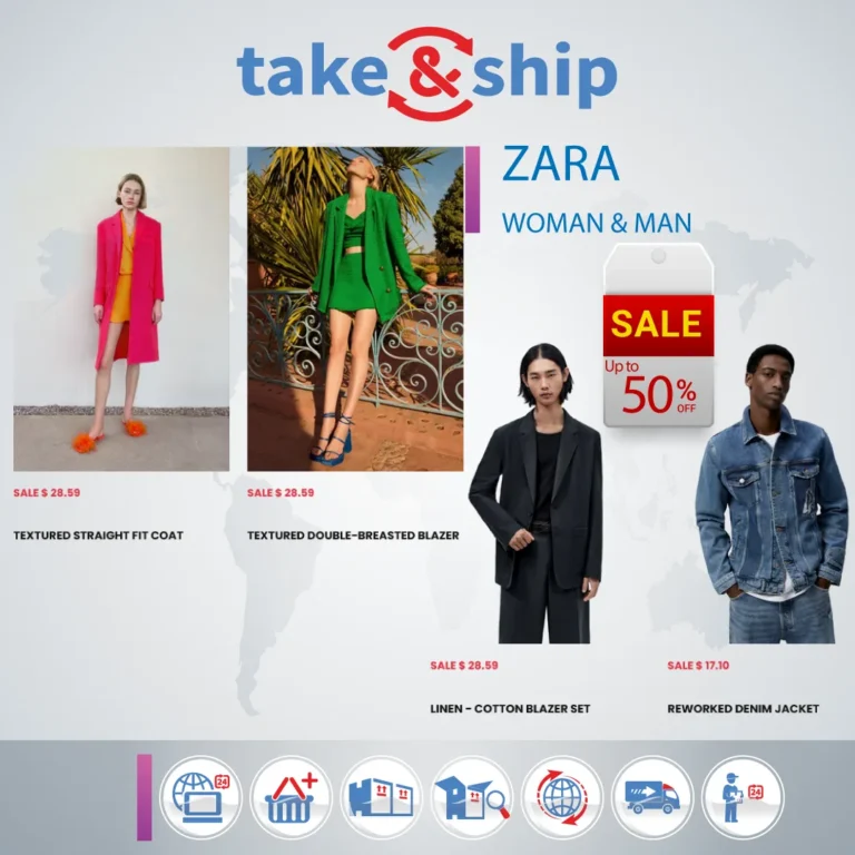 Shop for ZARA Products Online in Turkey - Take and Ship